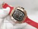 Fake Richard Mille RM 11-03 Mclaren Flyback Rose Gold Rubber Strap Watch (3)_th.jpg